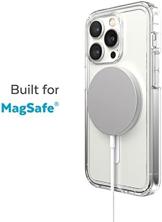 Speck Clear iPhone 14 Pro Case - Slim, napravljen za MagSafe, otporan na ogrebotine i zaštitu od pada Clear