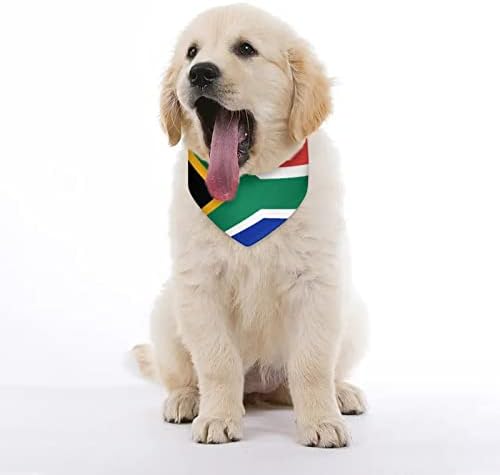 Afrička zastava Dog Bandana Podesivi kućni ljubimac Šal Slatki trokut Kerchief za pse Mačke