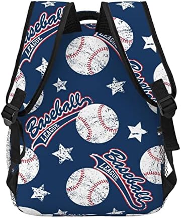 Afhyzy Baseball Travel Havpack Ženska torba Lagana školska ruksaka za devojke Podesivi fakultet Backpack