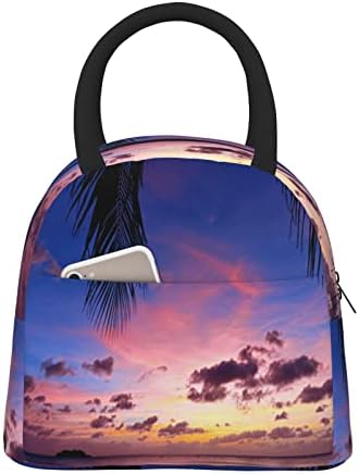Augenstern velika izolovana torba za ručak za višekratnu upotrebu Guam's-Nimitz-plaža-Sunset Cooler tote