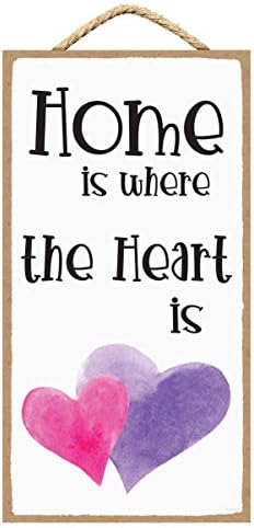 Dom je mjesto gdje je srce - dom je mjesto gdje je srce zidni dekor - Naslovni znakovi za kućni dekor -