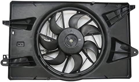 TYC 623340 Montaža ventilatora za hlađenje kompatibilna sa 2014-2020 Jeep Cherokee, crna
