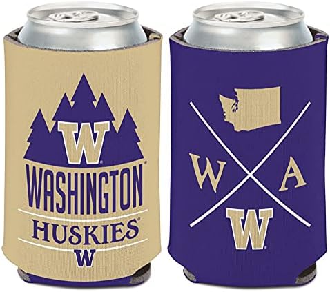 NCAA University Washington Huskyes 1-paket 12 oz. Dvostrani limenki hladnjak