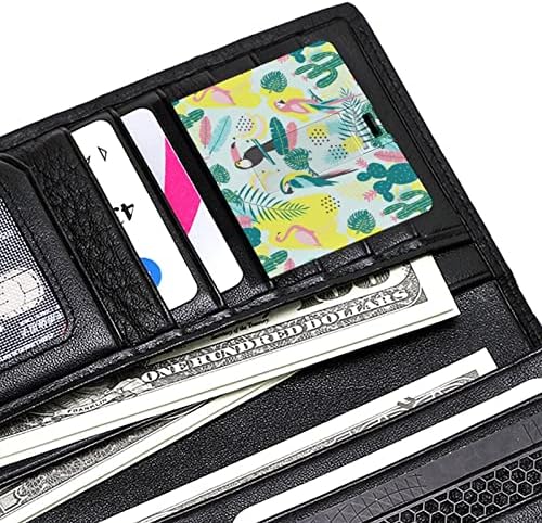 Toucan i flamingo USB fleš uređaj dizajn kreditne kartice USB Flash Drive Personalizirani memorijski štap