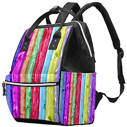 Šareni drveni uzorak pelene tote torbe mammmy ruksak veliki kapacitet pelena torba za staračku vrećicu za