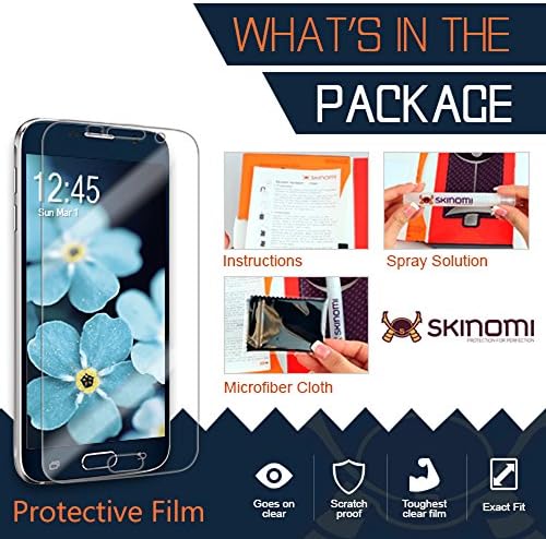 Skinomi zaštitnik ekrana kompatibilan sa iPhoneom 8 Plus Clear TechSkin TPU Anti-Bubble HD filmom
