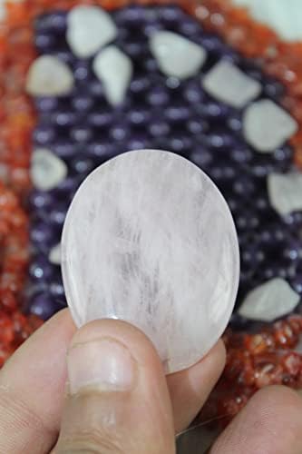 Jet International Rose Kvarc zabrinutost kamena Irska rezbarena Indija ručno izrađena kristalna kristalna