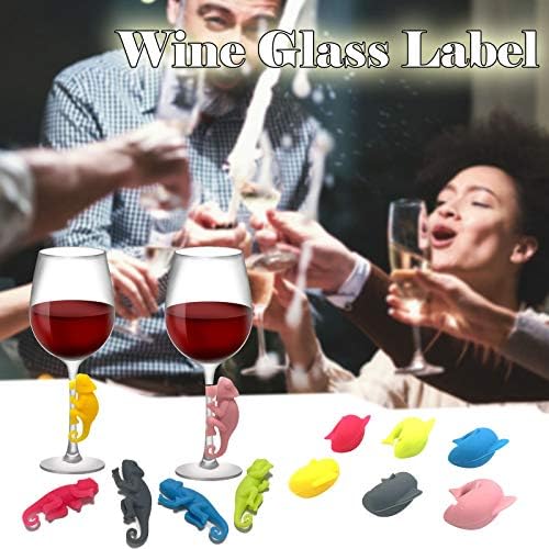 Silika Gel Privjesak Label Prepoznavač Cup Creative Glass Crvena I Šolja Kuhinja Za Vino,Skladište Mastila Za Trpezarijski Bar