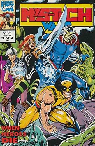 Mys-Tech Wars 3 VF; Marvel UK comic book / Wolverine Death's Head II