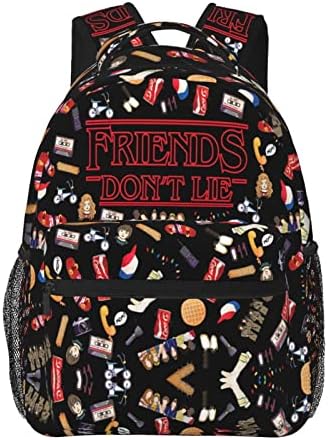 Yshenghong prijatelji ruksak za tinejdžere stranca torba od 15,7 inča laptop Student torba za knjige velikog
