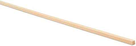 Drvene kvadratne šipke za Tiple 3/16 inča x 36 pakovanje od 100 drvenih zanatskih štapova za zanate i obradu