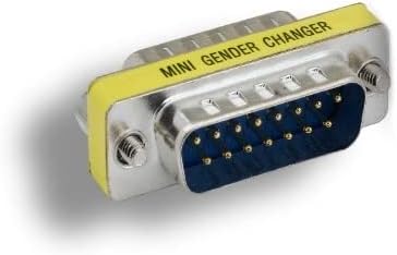 Kentek Mini DB15 15-pinski muški na muški M / M za PC igre džojstik Mini adapter Changer Coupler D-Sub