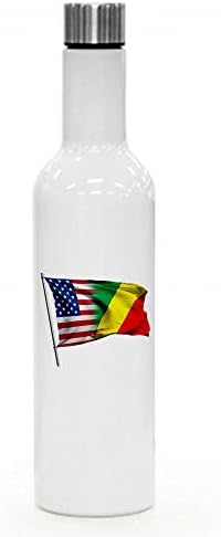 Exprestbest 25oz izolirana vina / voda (zastava Kongo - Mnogo opcija