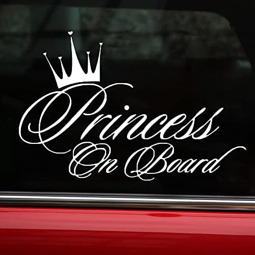 3pcs paket Princeza na brodu Auto naljepnice i naljepnice djevojka Beba Djeca na brodu Funny Baby u auto