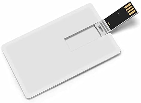 Bijeli mramorni teksturni uzorak USB memorijski stick Poslovna bljeskalica s karticom sa kreditnom karticom