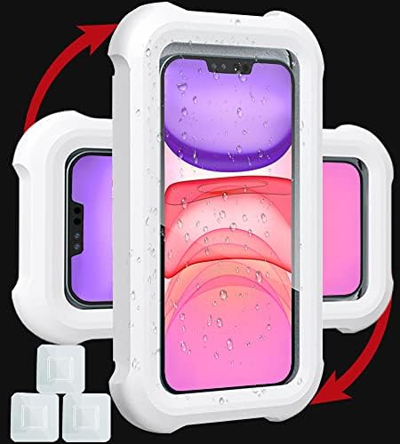Yoyoellafa Tuš telefona Vodootporna, držač telefona za tuš, 360 ° nosač za tuširanje, kupatilo Tuš za tuširanje