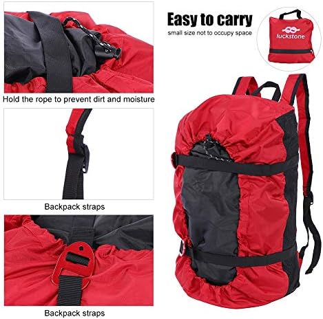 VGEBY ruksak za penjanje po stijenama, sklopiva torba za užad oprema za nošenje ruksaka za kampiranje na