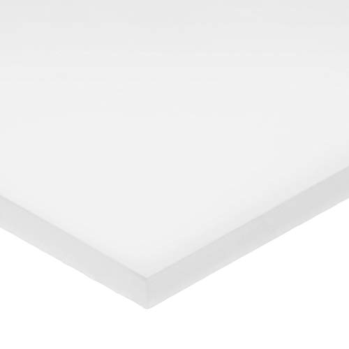 SAD zaptivanje BULK-PS-AC-387 bijeli Acetalni plastični Lim, 1/8 visina, 8 širina, 24 Dužina