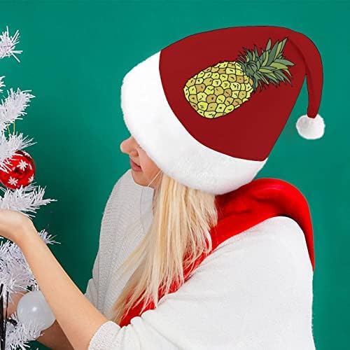 Slatka Ananas Voće Božić Šešir Personalizirana Santa Šešir Funny Božić Dekoracije