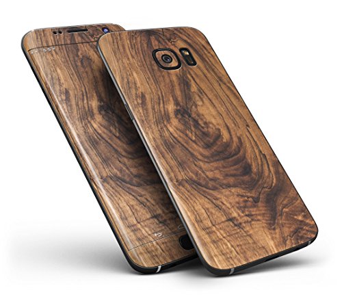 Dizajn Skinz Dizajn Skinz Sirovi drveni Okrajčena Daska V11 Full-Body Wrap Decal Skin-Kit za Galaxy S7