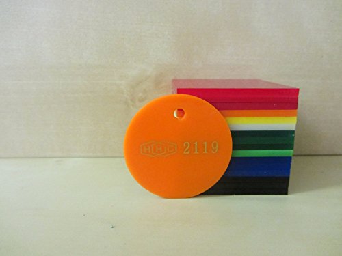 Falken dizajn OR2119-1-8/1010 akrilni narandžasti Lim, proziran 6%, 10 x 10, debljine 1/8