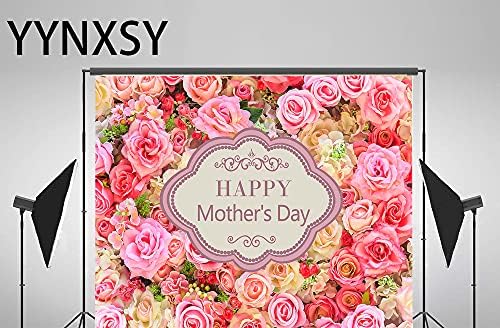 Yonyxsy 8x6ft Motherov dan Fotografija pozadina Flowers Najbolje mame Pozadine ružičaste ruže Odlično iznenađenje