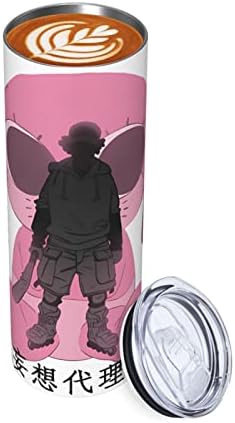Unsuyu anime paranoia agent od nehrđajućeg čelika izolirana kava sa poklopcima i slamkama dvostruke zidne