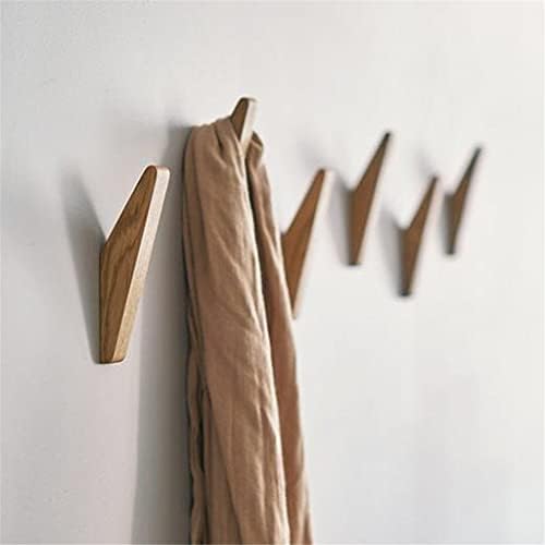 HGYFXC zidni zid viseći kuka Nordic Design Drveni vješalica za teški ručnik za ručnik zid viseći kuka