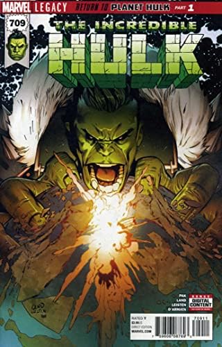 Nevjerovatni Hulk, 709 VF ; Marvel strip / Povratak na planetu Hulk 1