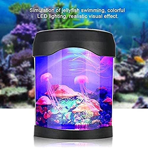 USB lampe za raspoloženje Meduze prenosna lampa za akvarijum za ribu električna sa promenljivom bojom akvarijumski