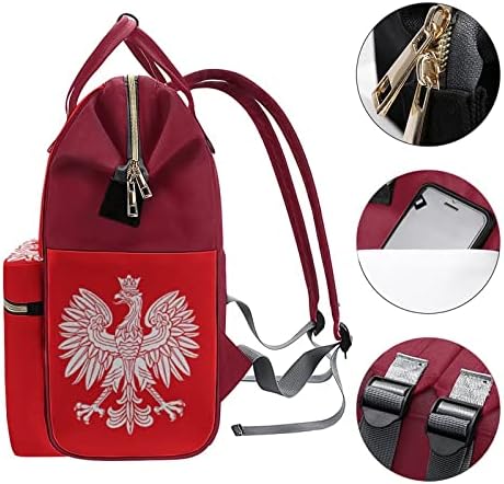 Poljska Eagle Bager Back Raksak vodootporne mame torba Veliki ruksak kapaciteta