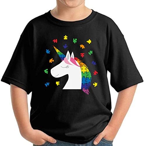 Pekatees autizam Majica za mlade Autizam jednoromno košulja za djecu Mjesec inzistizam