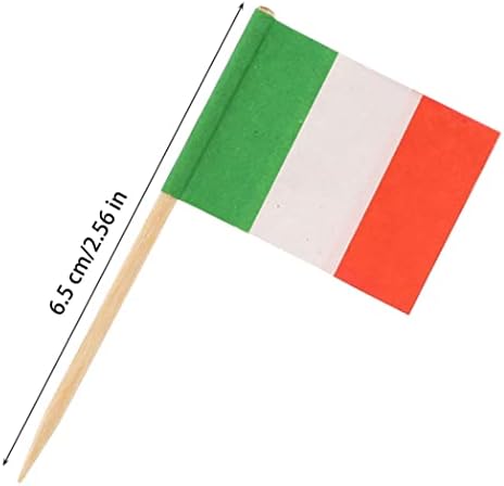 Havamoasa 100kom Italija čačkalica zastavu Mini italijanski štap zastave Cupcake Toppers bira ukras