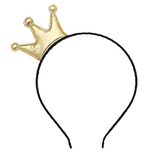 iiniim djevojke djeca rođendan sjajna princeza Tiara kruna obruč za kosu Headwear Tip A Gold one Size