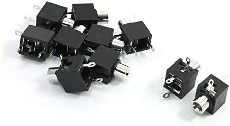X-DREE 10kom PCB montiranje 3 terminala 2.5 mm utičnica utičnica Audio Video konektori(Connettori da 10