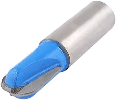 X-DREE 1/2 x 1/2 okrugli cijevi cijevi ruter Bit Rezni alat zamjena plavi srebrni ton(Reemplazo de la herramienta