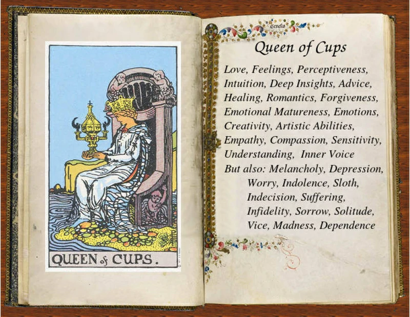 Understanding the Queen of Cups as Feelings in Tarot: Compassion and Connection