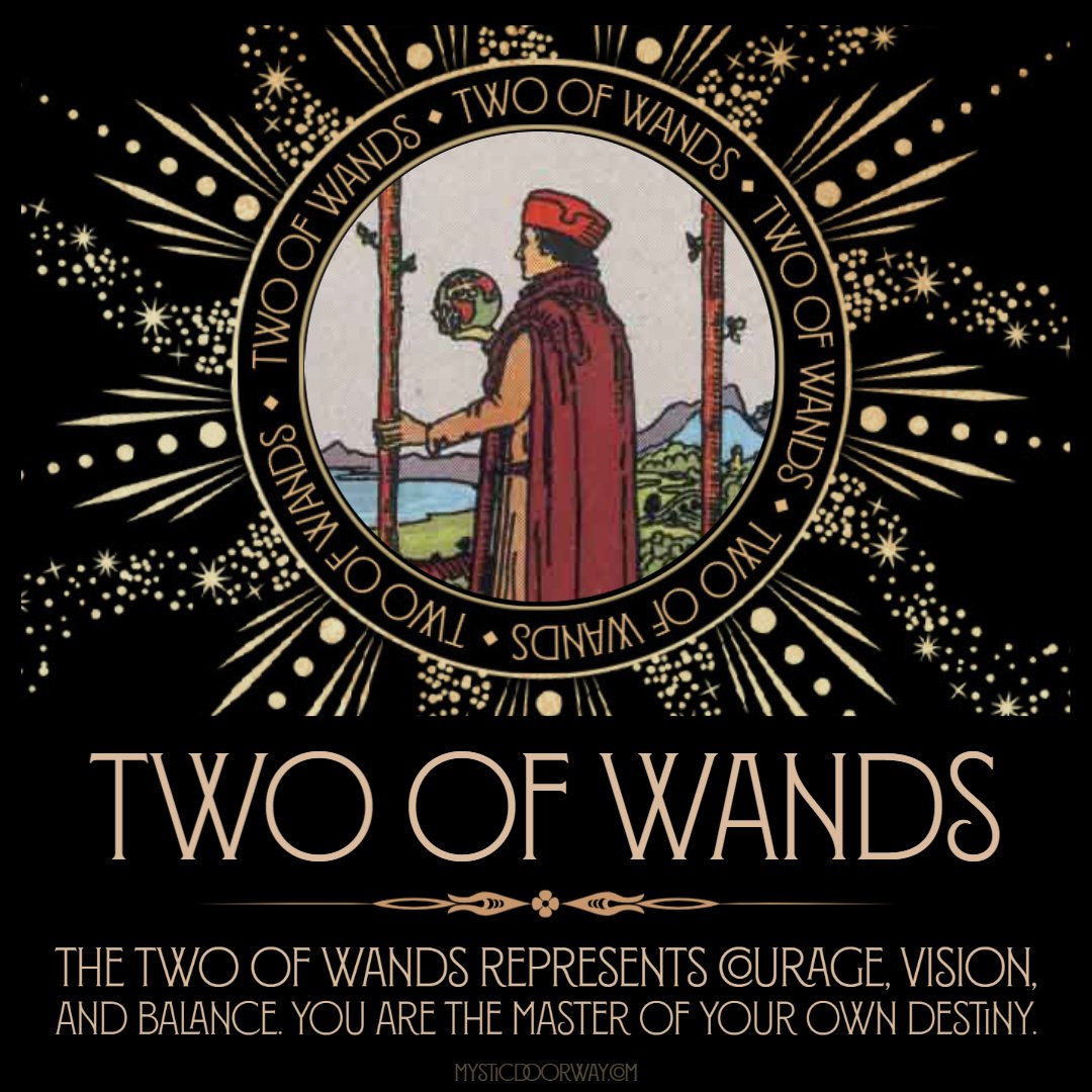 Two of Wands Tarot: Exploring Feelings of Ambition & Future