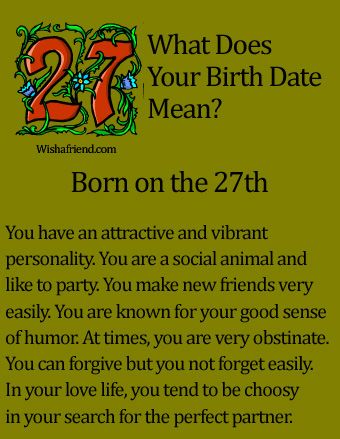 Discover the Meaning of Numerology Number 27: Characteristics of Those Born on the 27th