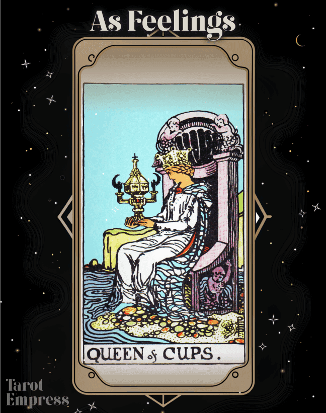 Understanding the Queen of Cups as Feelings in Tarot: Compassion and Connection