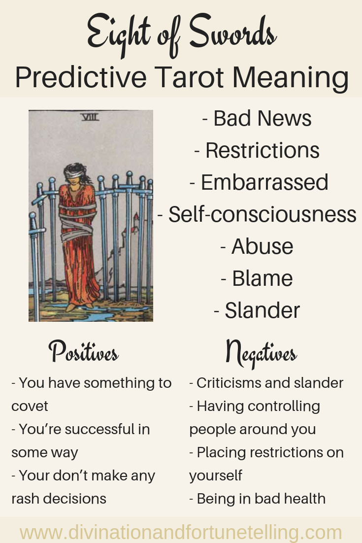 8 of Swords as Feelings: What Do They Really Mean?