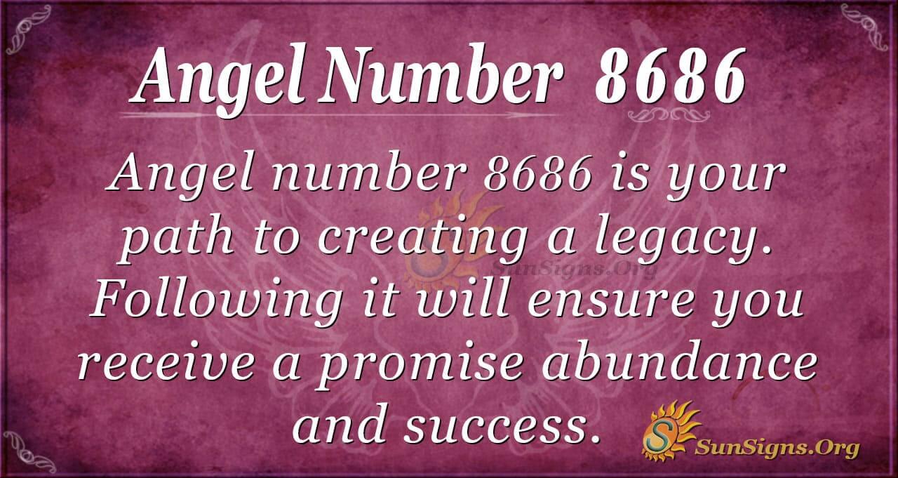 Unveiling the Secret Meaning Behind 8686 Angel Number