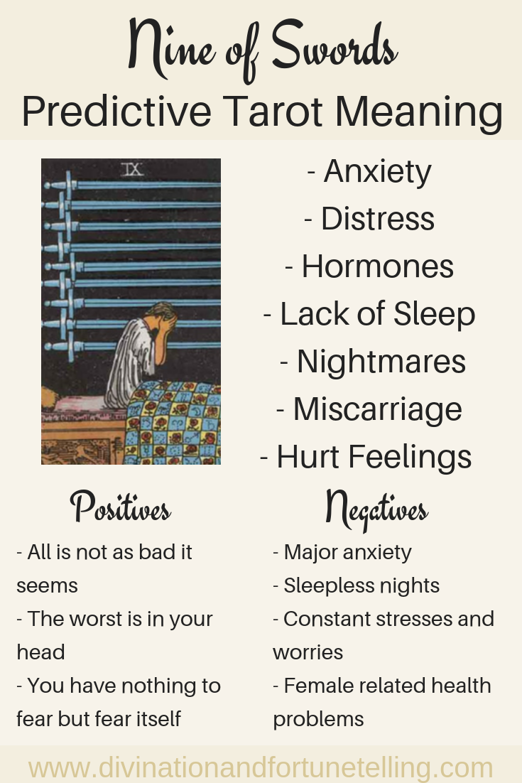 9 of Swords as Feelings: What Do They Really Mean?