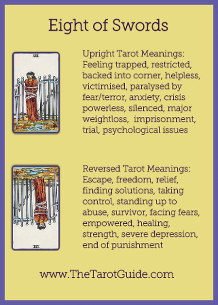 8 of Swords as Feelings: What Do They Really Mean?