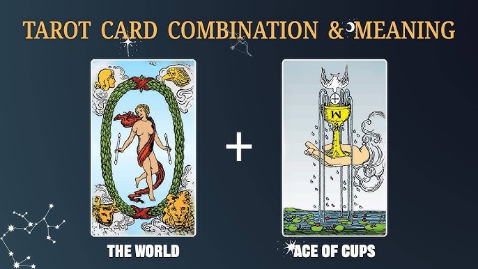 Ace of Cups and The World: Whats the connection? Easy guide to understanding this tarot card combination!
