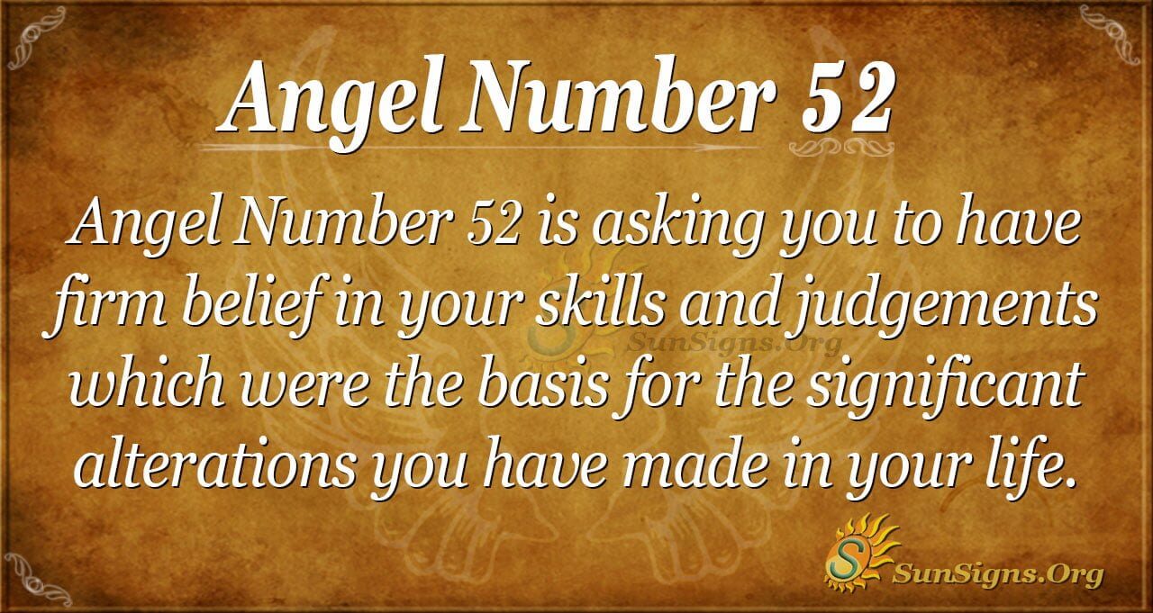 Is 52 your number? What does the number 52 mean spiritually? Find out now!