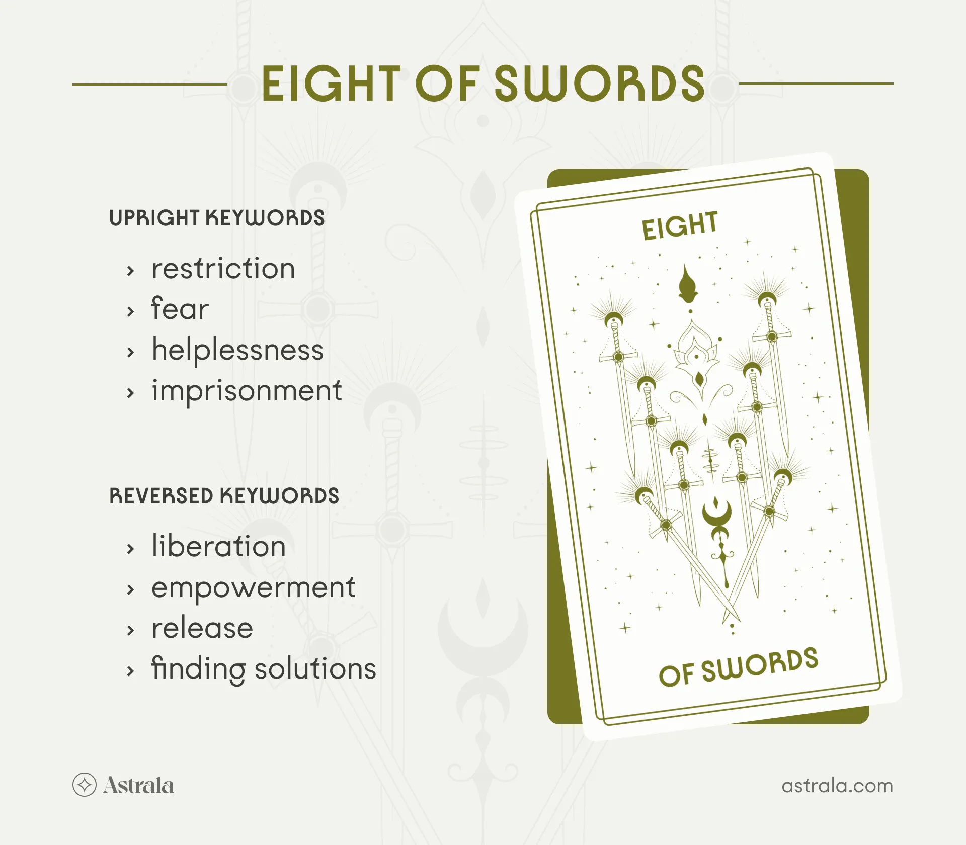 Eight of Swords Zodiac Sign: What Does It Mean for Your Love Life and Future?