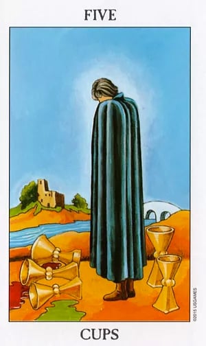 5 of Cups What Someone Thinks of You A Tarot Reading for Love and Feelings