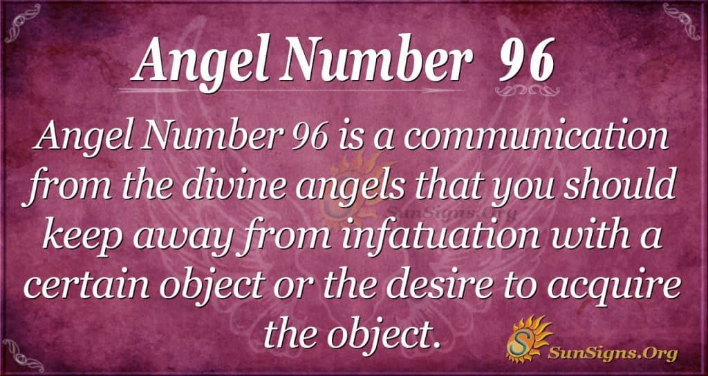What does the number 96 mean? Here are some simple explanations you can understand easily now.