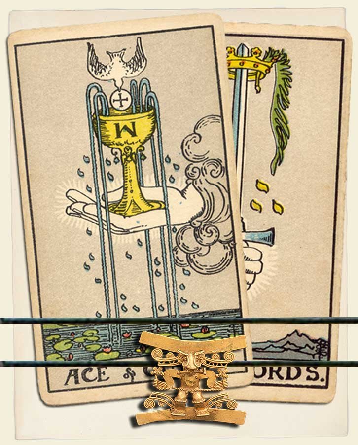 Ace of Cups and Ace of Swords Combo: Discover the Hidden Message of This Tarot Spread.